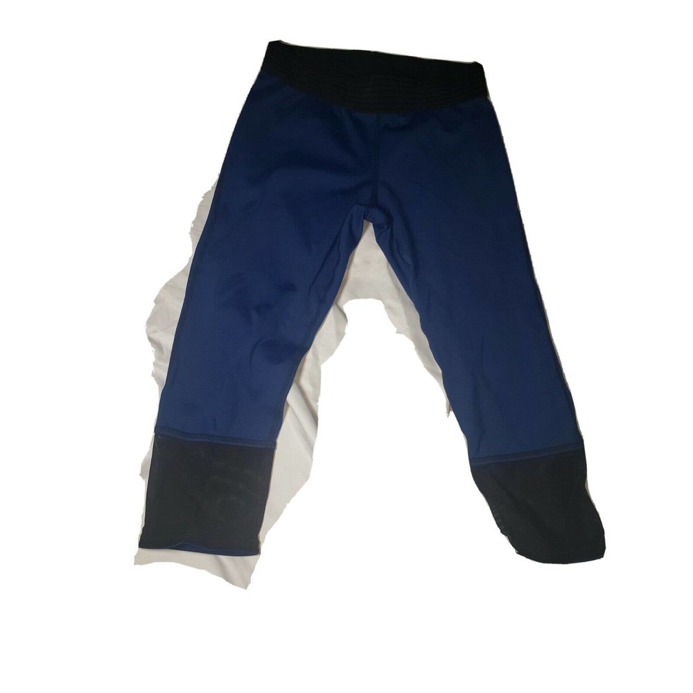 Athleta x Derek Lam 10C‎ Blue Capri Cropped Leggings Size Medium Women